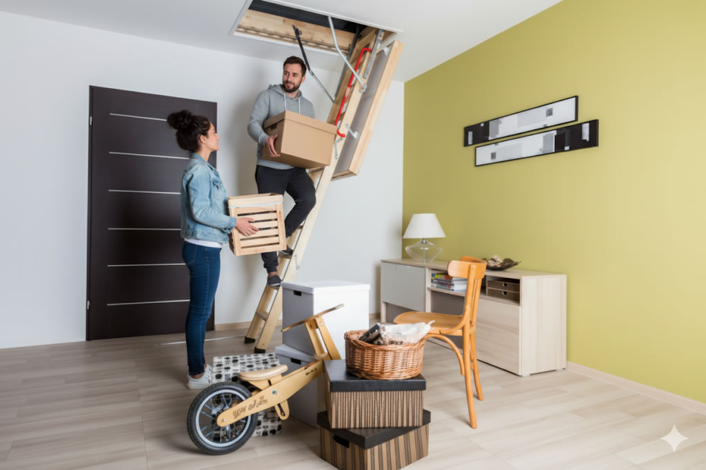 Segurança e Normas Técnicas para Escadas de Sótão