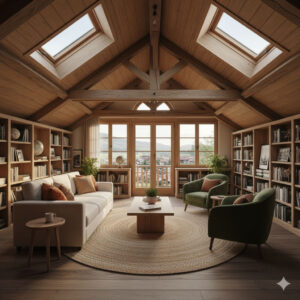 Transformando sótãos em salas de estar