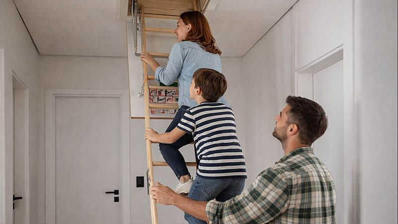 Como escolher a escada de sótão certa para sua casa