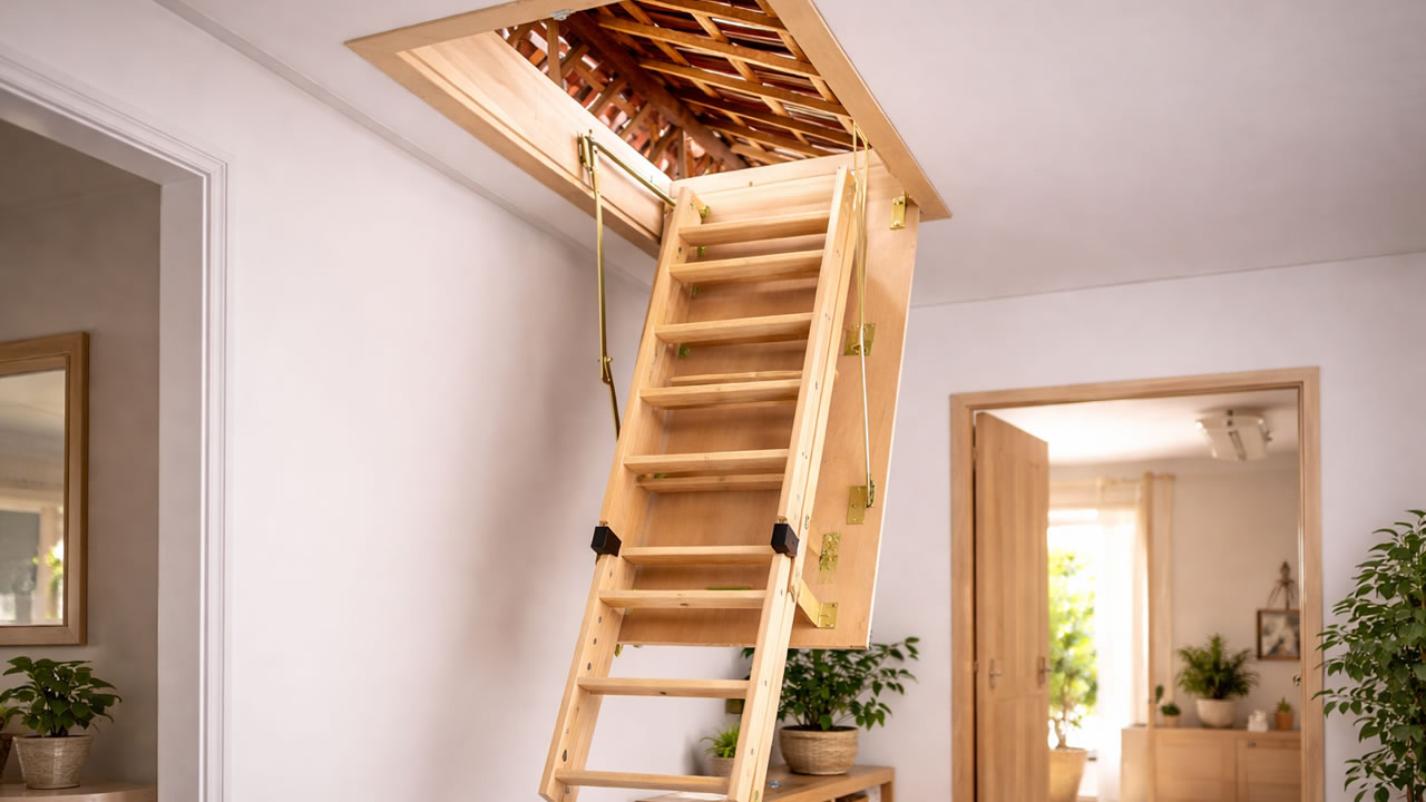 Vale a pena instalar uma escada de sótão - Descubra as vantagens