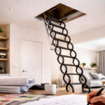 Arquitetura e Escada de Sótão