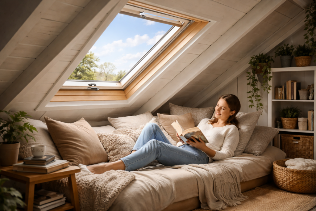 Claraboia de Acesso ao Telhado