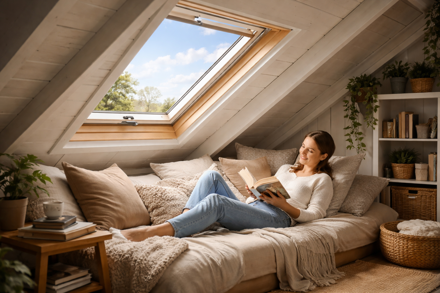 Claraboia de Acesso ao Telhado