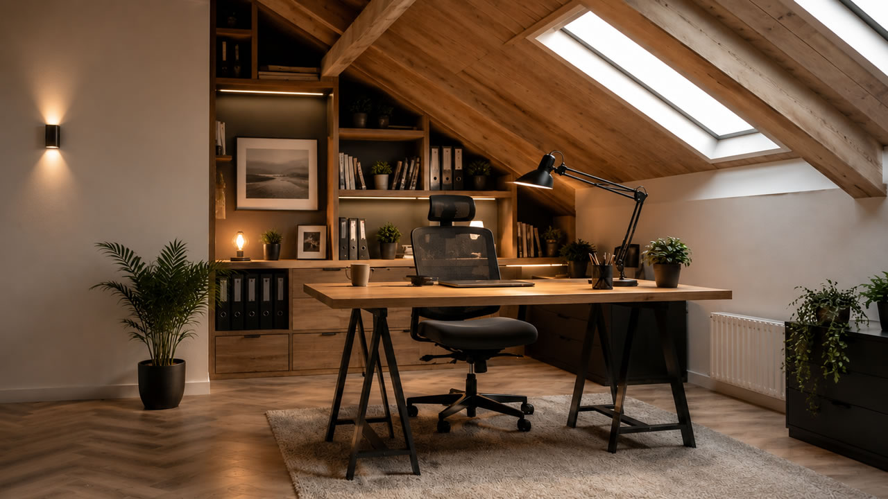 Como Transformar o Sótão em Home Office